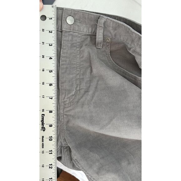 J Crew Pants Mens 31x30 (32X30) Gray Flex Slim Corduroy 5-Pocket Casual Stretch - Picture 11 of 16
